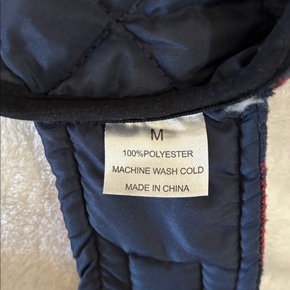 Red and Black Plaid Dog Jacket - Picture 6 of 12